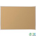 Best-Rite Mfg. Best Rite E301AG 4 x 6 VT Logic Cork Board - Aluminum Trim E301AG